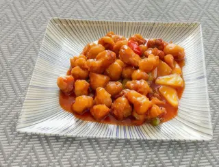 93 Pollo in salsa agrodolce