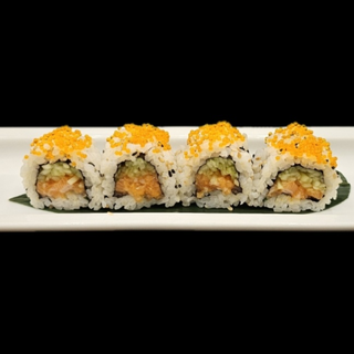 144. Spicy salmon uramaki