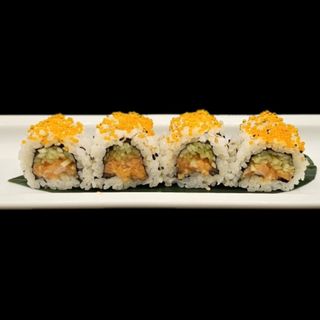 144. Spicy salmon uramaki