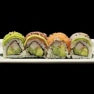 168. Uramaki rainbow roll