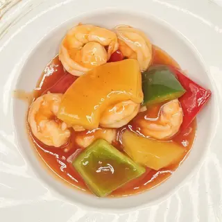 319. Gamberi in salsa agrodolce
