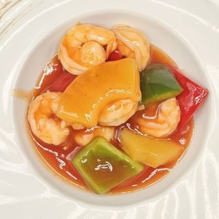 319. Gamberi in salsa agrodolce