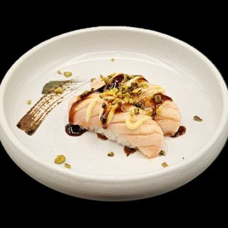 63. Flambe sake special nigiri