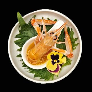 201. Scampi carpaccio