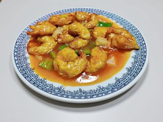 38 Gamberetti in salsa agrodolce