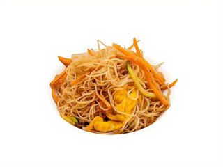 Spaghetti di riso con verdure