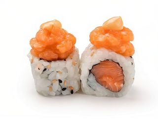 Uramaki spicy salmone