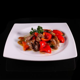 Vitello con peperoni