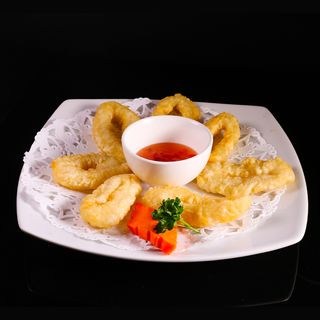 Calamari fritti con Tempura 