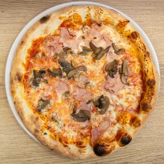 Pizza normale - Prosciutto e funghi