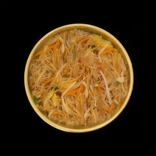 Spaghetti di riso con verdure 