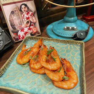 505 Gamberi saltati alla salsa agrodolce 茄汁大虾