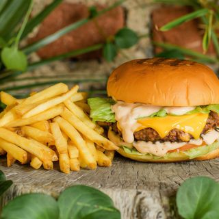 Un-chicken crunchy burger