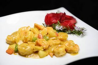82 Gamberetti al curry