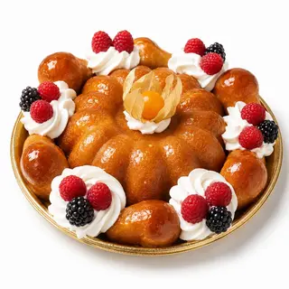 Babà panna e fragole 1kg