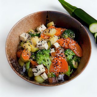 Tofu & Vegetables rice Don