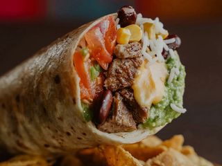 Burrito crispy chicken