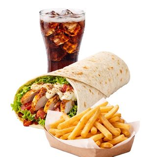 Menù wrap pollo