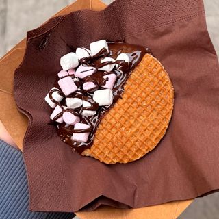 Stroopwafle con Marshmallow