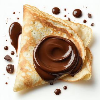 Crêpe con Nutella nera