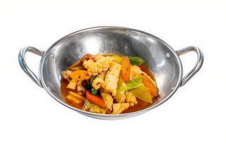 222 - Ciuffi di calamari piccante