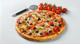 Pizza rossa - Capricciosa
