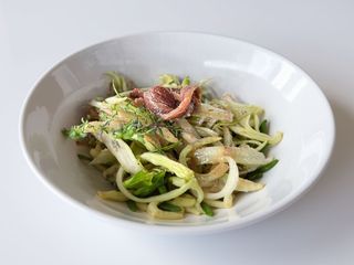 Puntarelle con salsa di alici