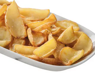 Patate fritte con buccia