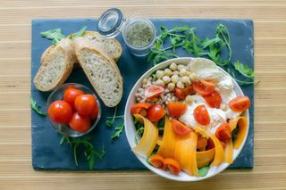 Insalata bufala e pomodori