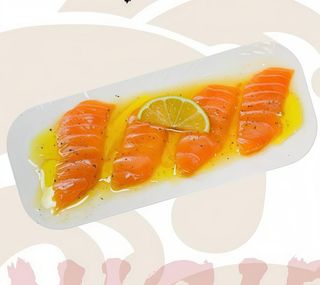 015 Carpaccio salmone - 6 pezzi