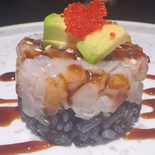 39. Tartare di gamberi crudi