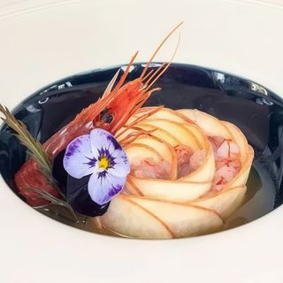 21. Sicilian amaebi tartare