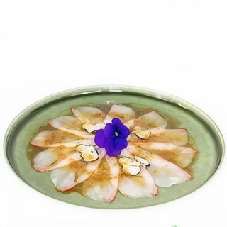 30. Hamachi carpaccio