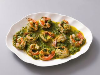Saag prawn