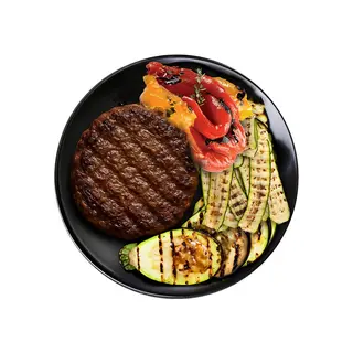 Hamburger di chianina 200gr con 3 contorni a scelta