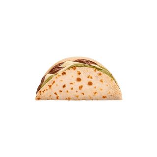 Mini piadina con cioccolato al latte, cioccolato bianco e crema di pistacchio