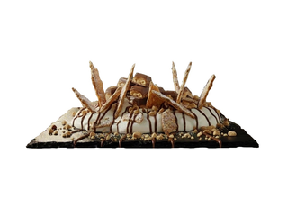 Mille foglie scomposta allo snickers