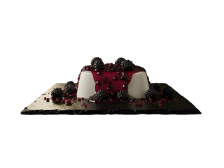 Panna cotta ai frutti di bosco