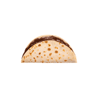 Mini piadina con cioccolato al latte