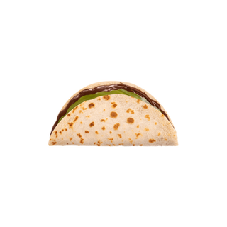 Mini piadina con cioccolato al latte e crema di pistacchio