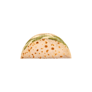 Mini piadina con cioccolato bianco e crema di pistacchio