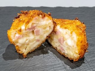 Frittatina di pulled pork e cheddar con salsa smooky 4pz