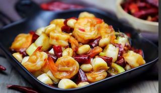 121. Gamberetti saltati piccanti