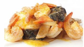 122. Gamberetti in salsa curry