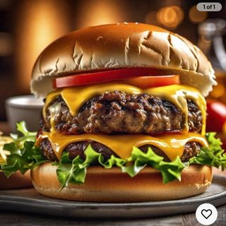 Menu Cheese burger
