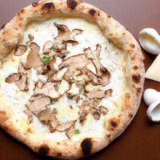 Bianca crudo e funghi porcini normale