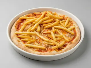 Pizza prosciutto cotto patatine
