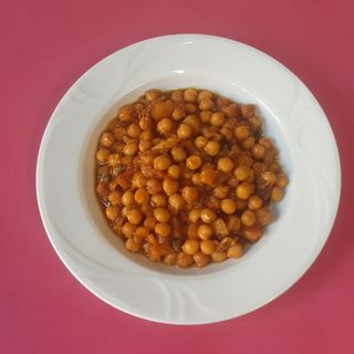 Chana Masala Nan
