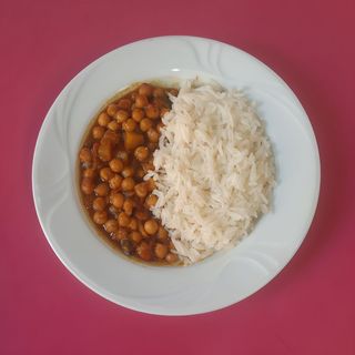 Chana Masala chawal
