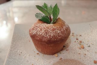 Tortino caldo al pistacchio